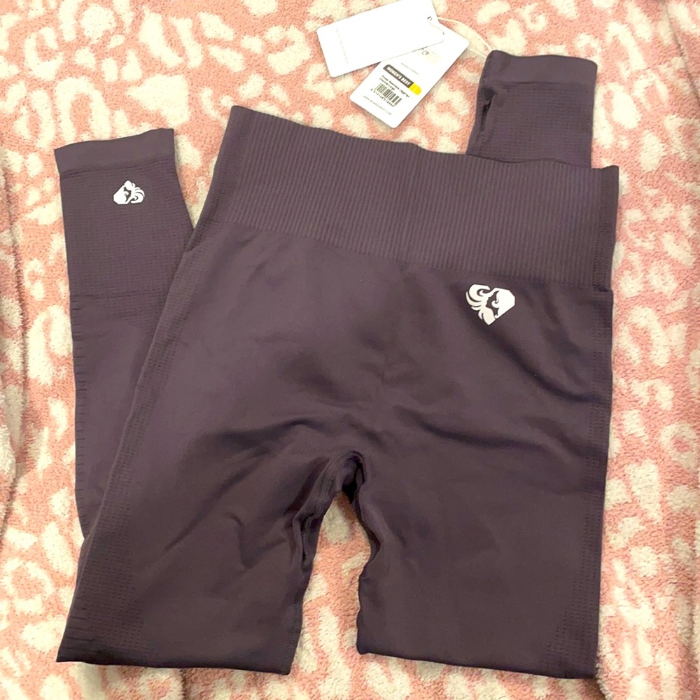 Women’s best seamless leggings -charcoal gray